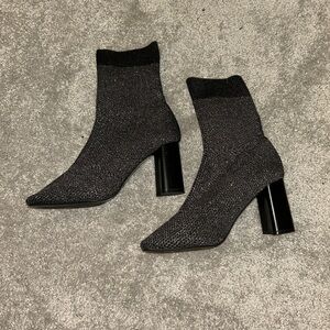 Zara Sparkly Sock Boot
